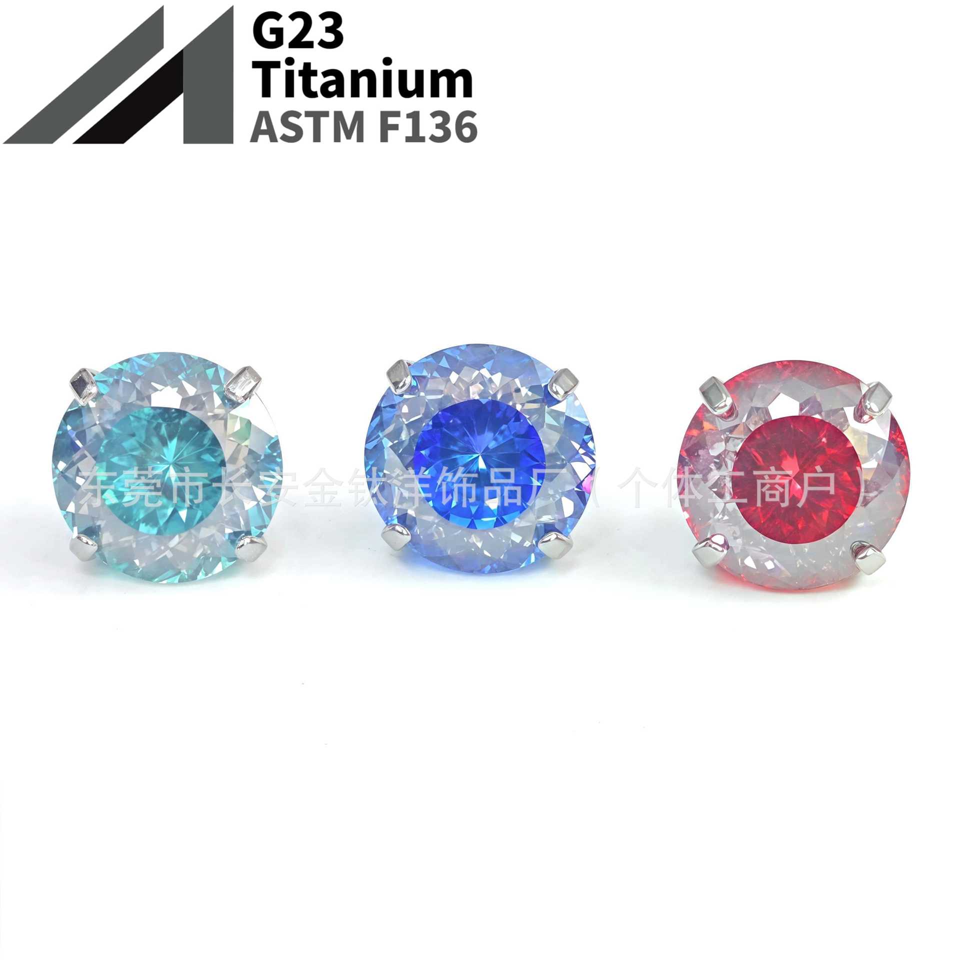 16G labret stud size and finish detail