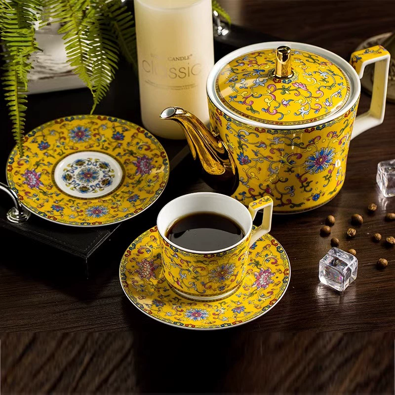 Coffee high-end creative set, European style, simple and elegant design, Birthday gift