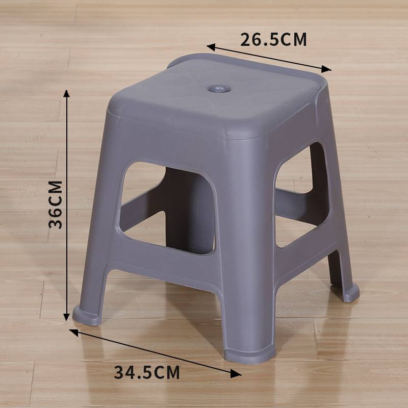 회색 두꺼워진 중간 높이 모델, 높이 36cm ♢