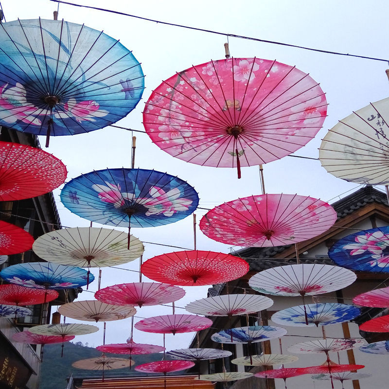 YouZhiSan wholesale prop Dance Umbrella show stage suspended ceiling Decorative umbrella Antiquity Catwalk Manufactor