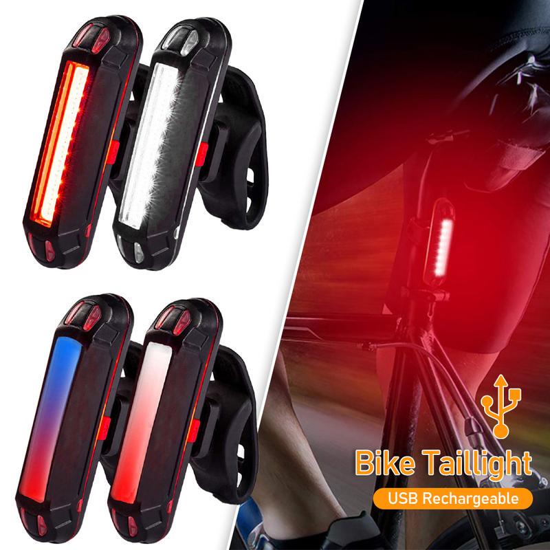 Cross-Border Exclusive Supply of Bicycle Lights, USB Charging, Waterproof Led Safety Warning Lights, Flashing Tail Lights, Cycling Accessories Cross-Border Exclusive Supply of Bicycle Lights, USB Charging, Waterproof Led Safety Warning Lights, Flashing Tail Lights, Cycling Accessories