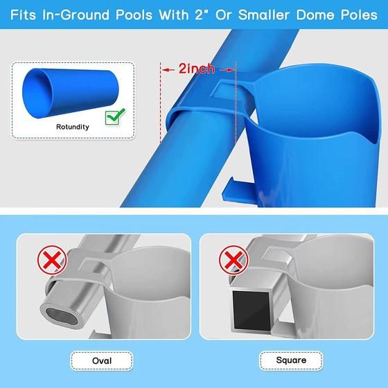 Cross-border Spot Poolside Cup Holder Swimming Pool Storage Rack Swimming Pool Cup Holder Beverage Beer Cup Holder