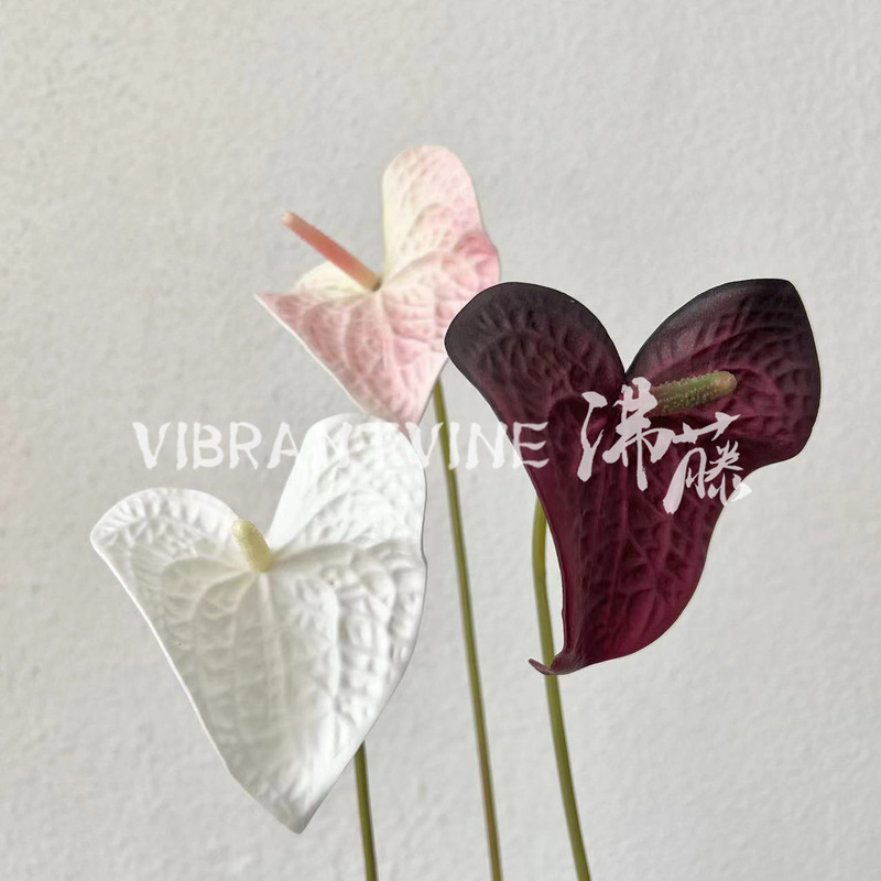 Retro Style High Simulation Flower Candle Palm Autumn Color Floriculture Landscape Home Decoration Soft Decoration Display Photography Props Fake Flower