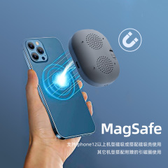 国境を越えたスマートポータブル携帯電話用Bluetooth Magsafe磁気吸着式拡声器TWS相互接続スピーカー磁気吸着通話