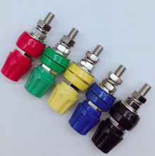 接线柱6mm纯铜扁帽端子4mm香蕉插座/50A大电流/Φ12