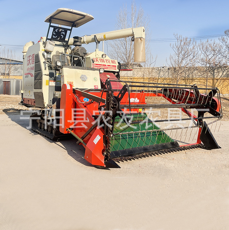 稻麦联合油菜收割机沃得前置收获割台秸秆捡拾器