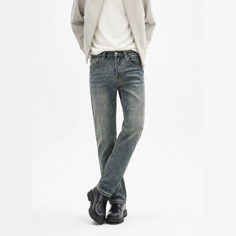 Danboni | High-quality autumn men's slim-fit retro jeans for Japan and Korea, exclusively for cross-border foreign trade