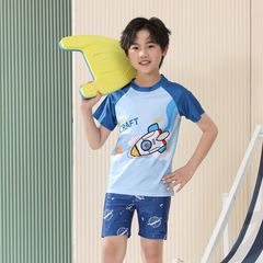 Children's swimwear set, unisex, cute, comfortable, breathable, quick-drying swimming gear, 2024 ultra-cute new swimwear