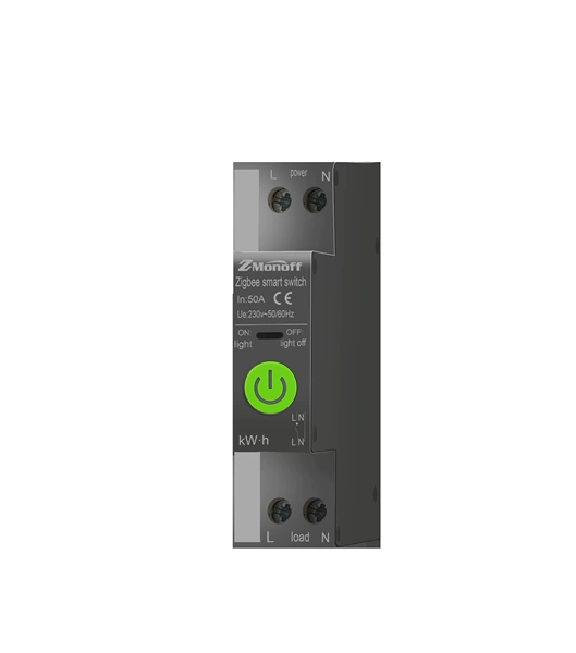 Zigbee 1P+N 50A metering model