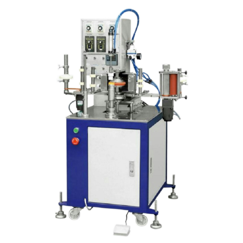 骏晖30R异形烫金机外壳塑料盖金边仿金属线条烫金机源头厂家