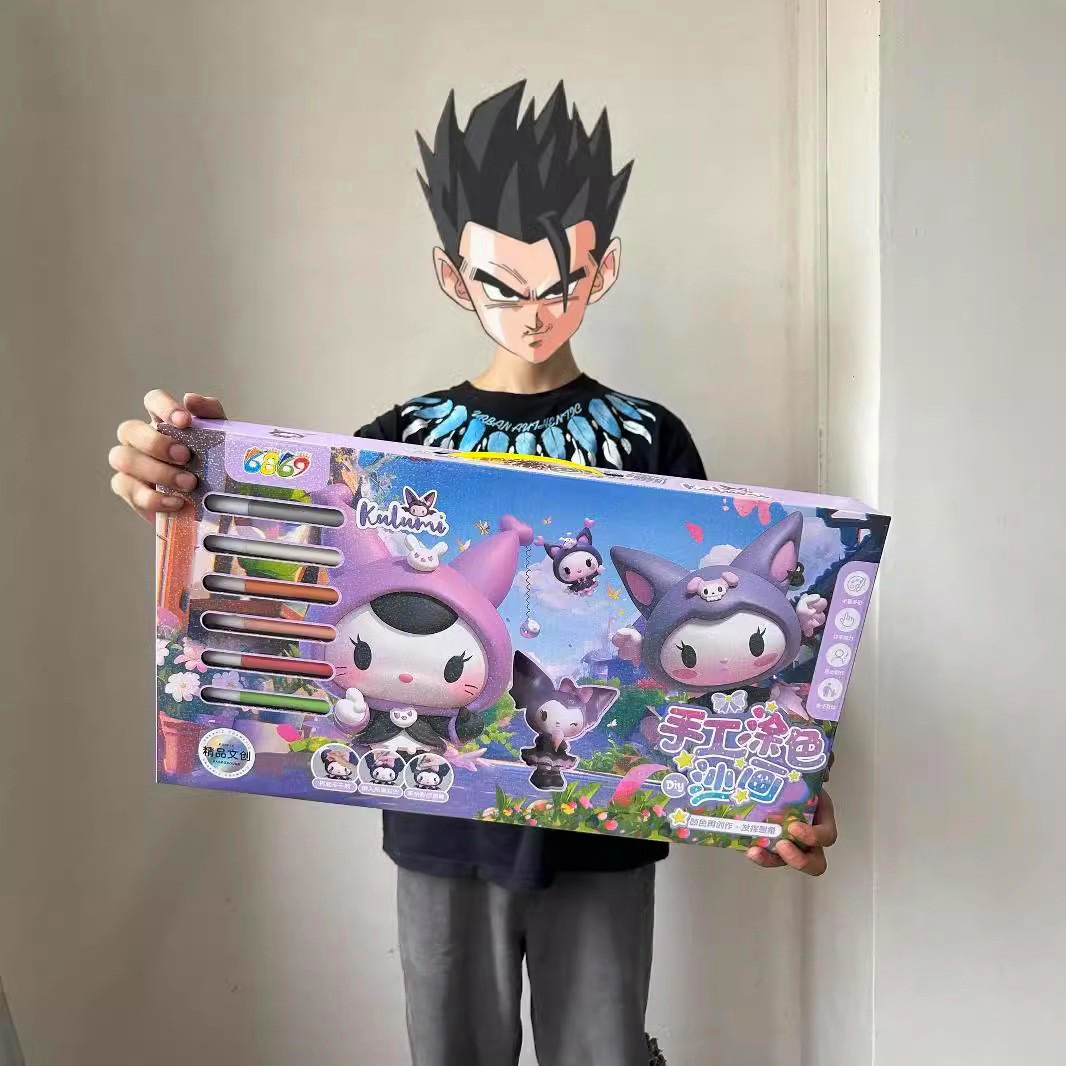 Handmade DIY painted sand painting toys children's colored sand color matching suit training organization gift points renewal gift