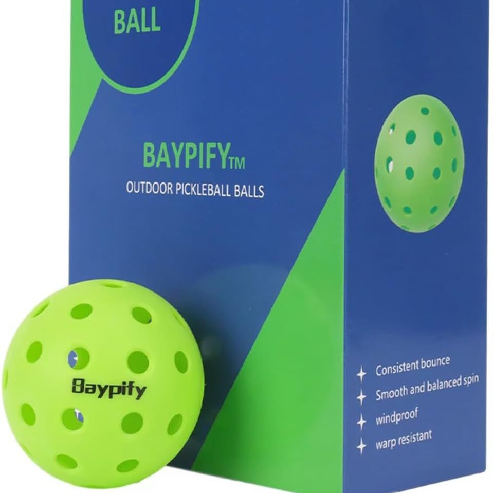 Pickleball Golf Hole Ball with Holes Indoor Sports Practice Baseball Colorful Toy