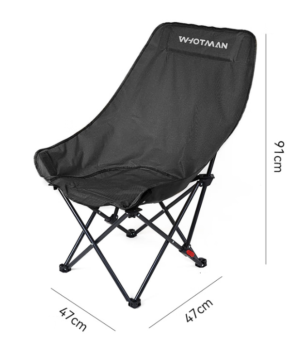 3단 하이백 블랙 60x60x90cm (78970)