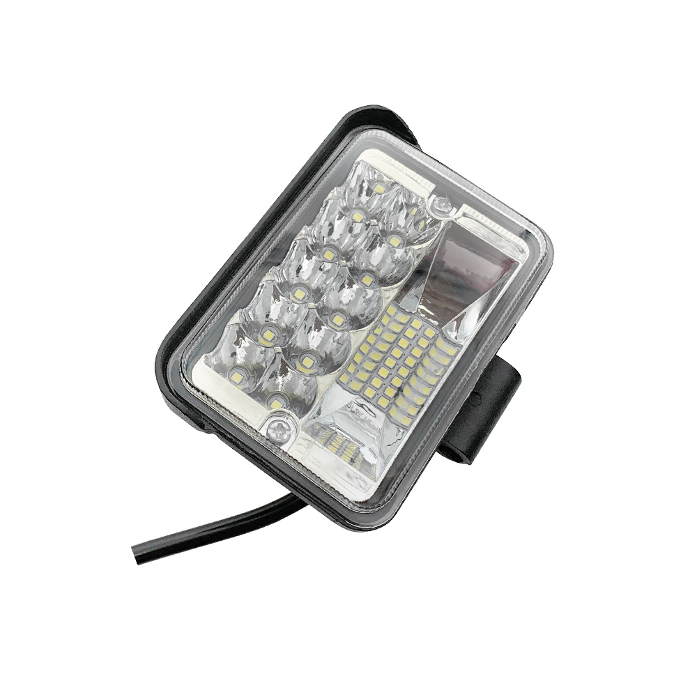 Coche LED luz de trabajo doble luz 60W Brillante off-road vehículo superior Reflector de mantenimiento auxiliar luz del coche faro transfronterizo