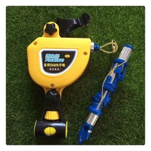 钓鱼钓箱支架后挂通用自动回收失手绳带地插捕鱼器失手绳自动溜鱼