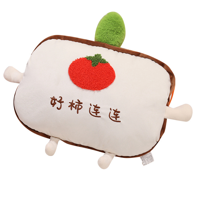 Buen caqui continuo mano más caliente almohada siesta almohada acostado dormir almohada siesta artefacto dormir mano caliente invierno lindo para los estudiantes