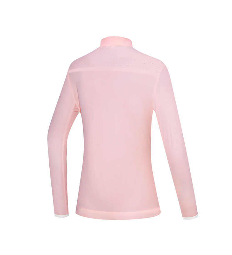 Áo khoác golf chống nắng nữ PGM thiết kế lỗ thoáng khí — QZ074-Màu đen, YF566-màu hồng, YF566-màu trắng, QZ074-màu xanh hải quân chi tiết 14