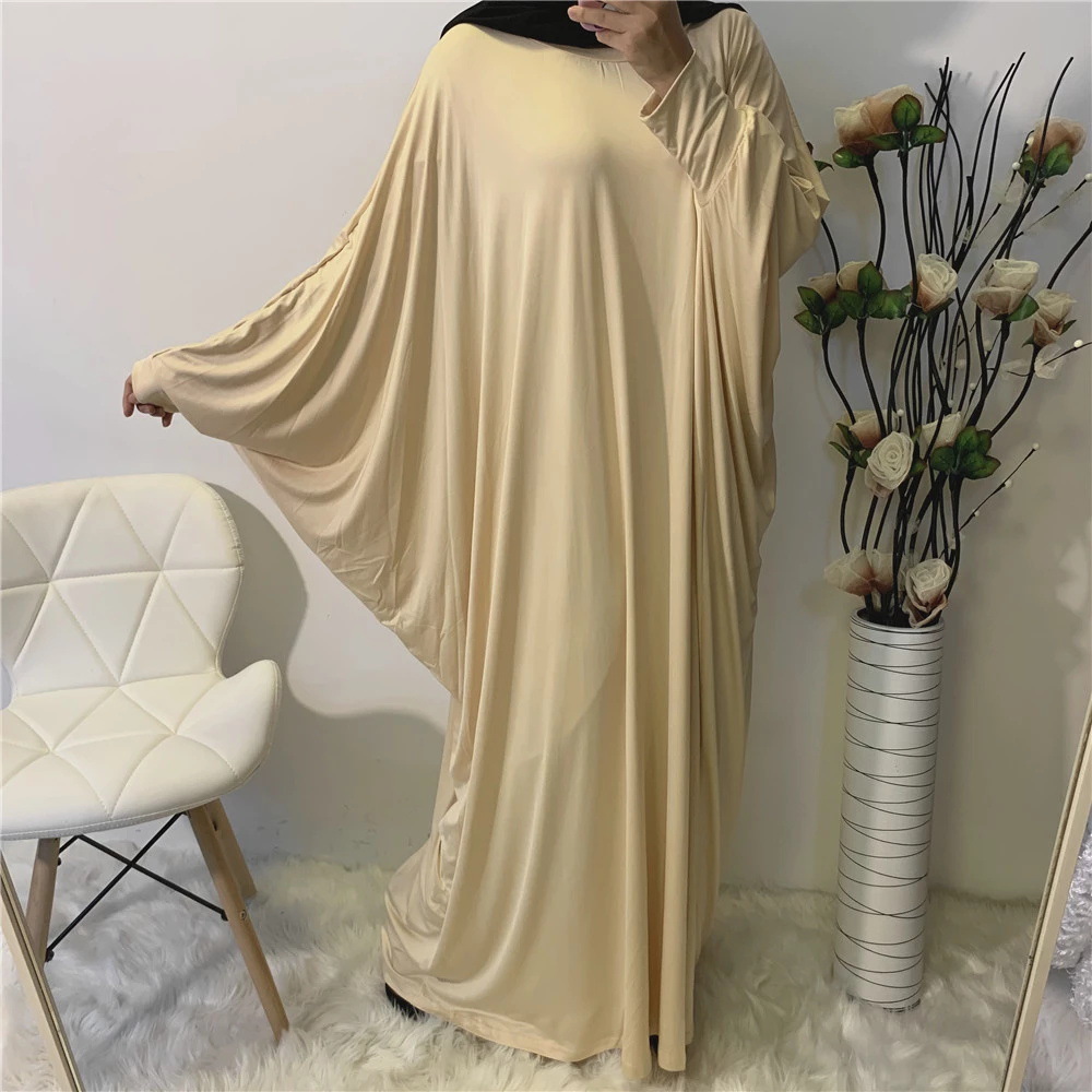 Women's Clothing Effortless Batwing Sleeve Dress, Solid Color Casual Shift Dress For Women_ecoleips.com