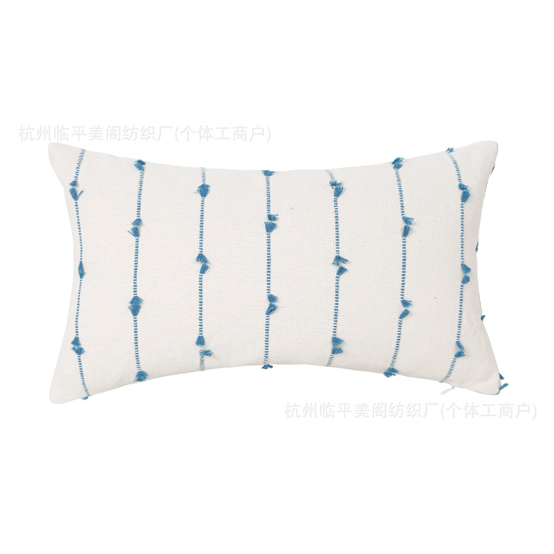 Estrias cortar flores abrazar almohada funda simple moderna almohada en casa sala de estar sofá respaldo sala de modelo almohada de alojamiento