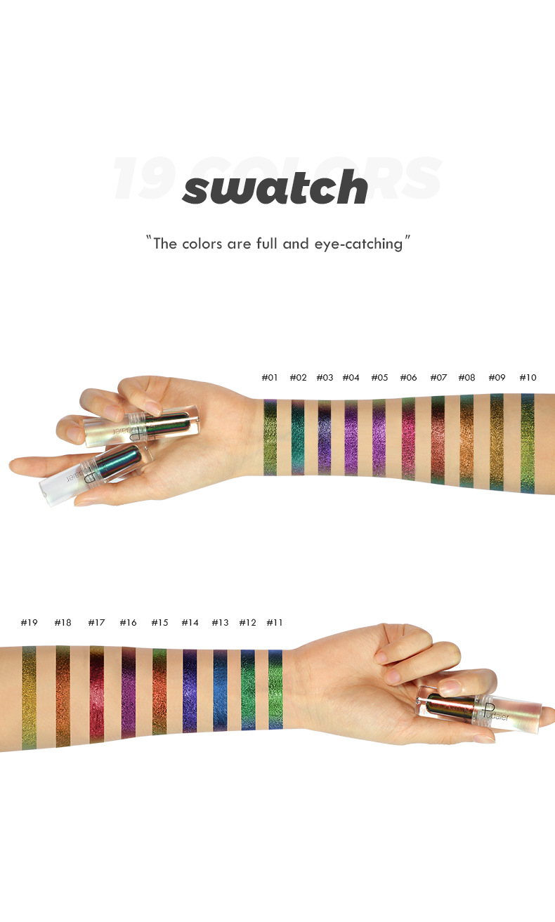 Populär Chameleon Liquid Eye Shadow Pearl Light Exploding Monokrom Metal Eye Shadow Liquid Eye Shadow_voghion.com