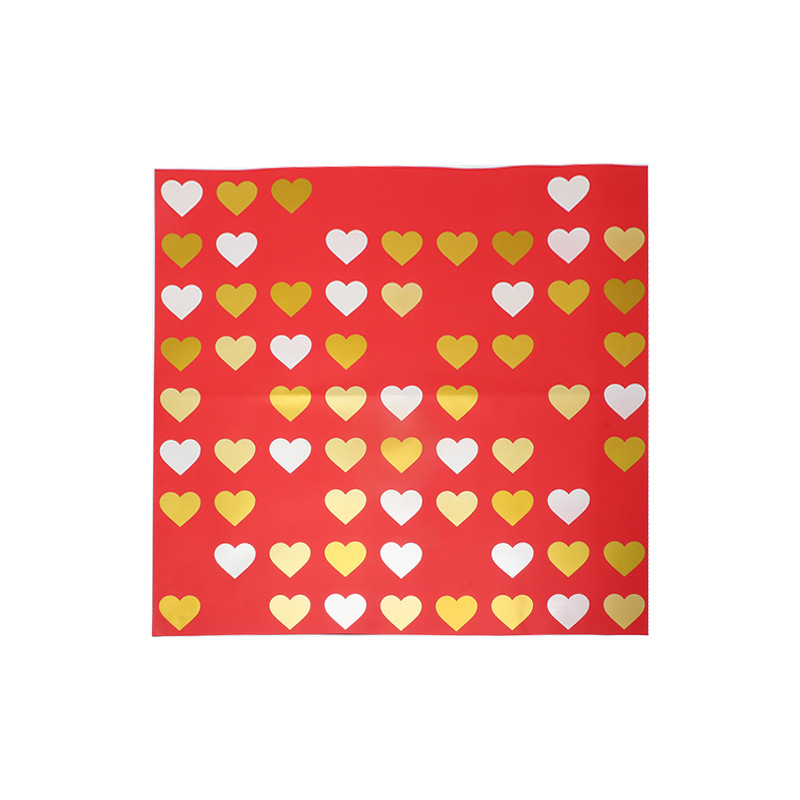 Huaxi Neon Love Papel de embalaje de flores Película perlada impermeable Paquete de regalo Papel de flores Papel Ouya Floristería Material de ramo image 6