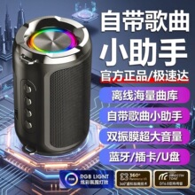 自带海量歌曲小助手蓝牙音箱RGB炫彩氛围灯效超大音量震撼体验