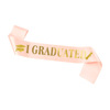 European and American graduation season shoulder strap Crown suits performance graduation party etiquette with GRAD alloy hair hoop