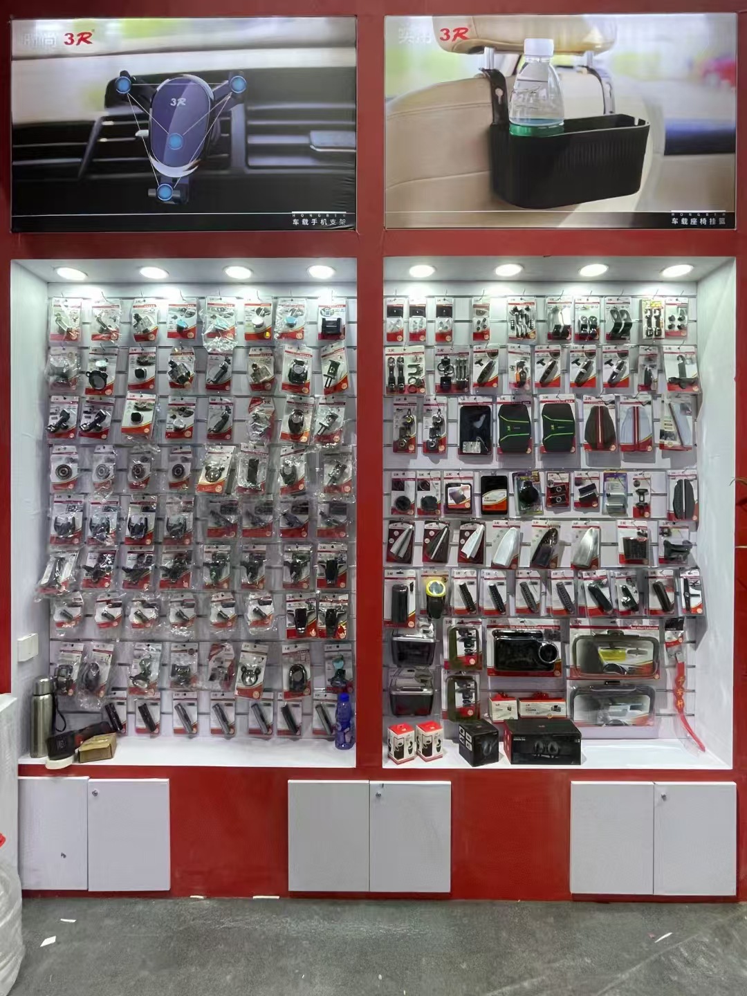 3R-015 small round fan mirror 360 degree adjustable angle car large field of view mirror reverse mirror