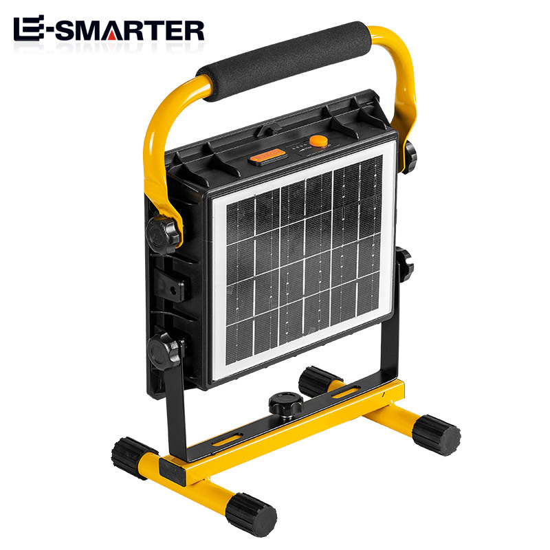 Transfronterizo multifuncional luz fuerte batería incorporada LED de alta potencia de carga solar portátil de detección de luz lámpara de iluminación de emergencia