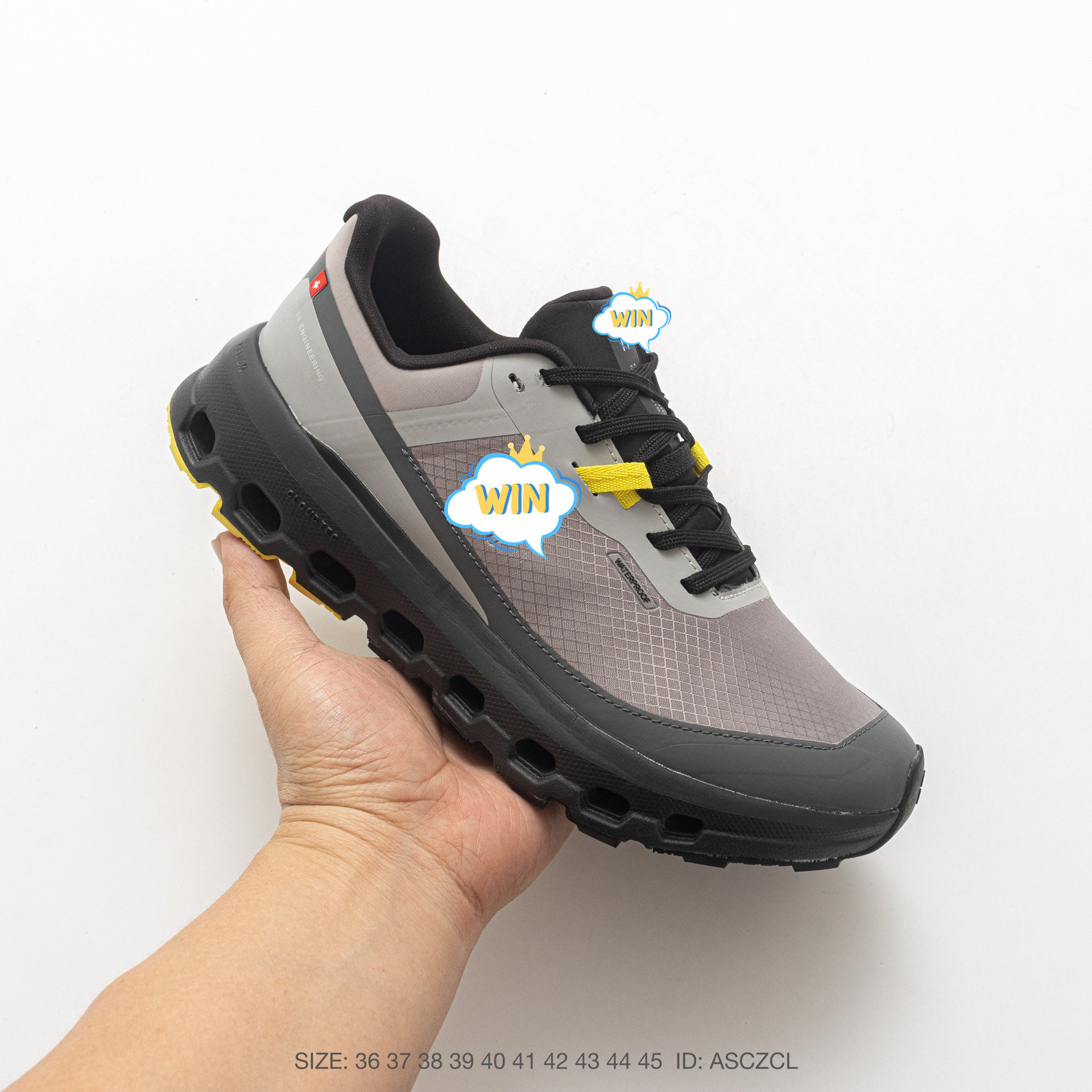 On Cloudvista 2 running shoes, thick-soled, height-increasing, sporty dad shoes, tennis shoes, athletic shoes, casual shoes