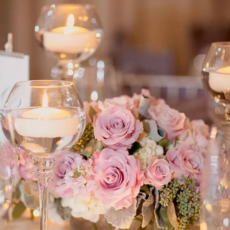 Floating water candles, spherical floating candles, romantic wedding celebration, wedding birthday hotel floating candles, smokeless and odorless small candles