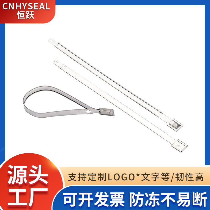 215mm一次性马口铁皮封货柜圆形铁皮铅封集装箱扁口马口铁封