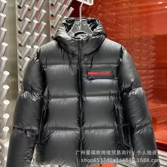 Pr European Winter Trendy Brand Cold-Proof Bread Cotton Jacket Hooded Zipper Style Men's and Women's Fashion Casual Jacket Casual Work Clothing