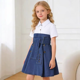 童套装;童连衣裙;儿童牛仔裤