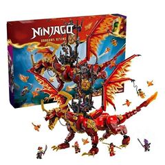 レゴニンジャゴーのビルディングブロックと互換性があります。コウのタイタン・ドラゴン・メカ・アリーナ組み立てパズルおもちゃギフト
