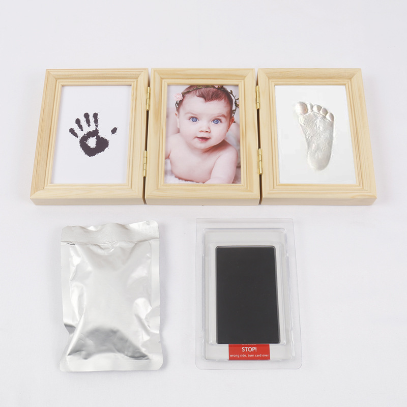 로그 프레임 화이트 클레이 + 블랙 노워시 잉크 패드