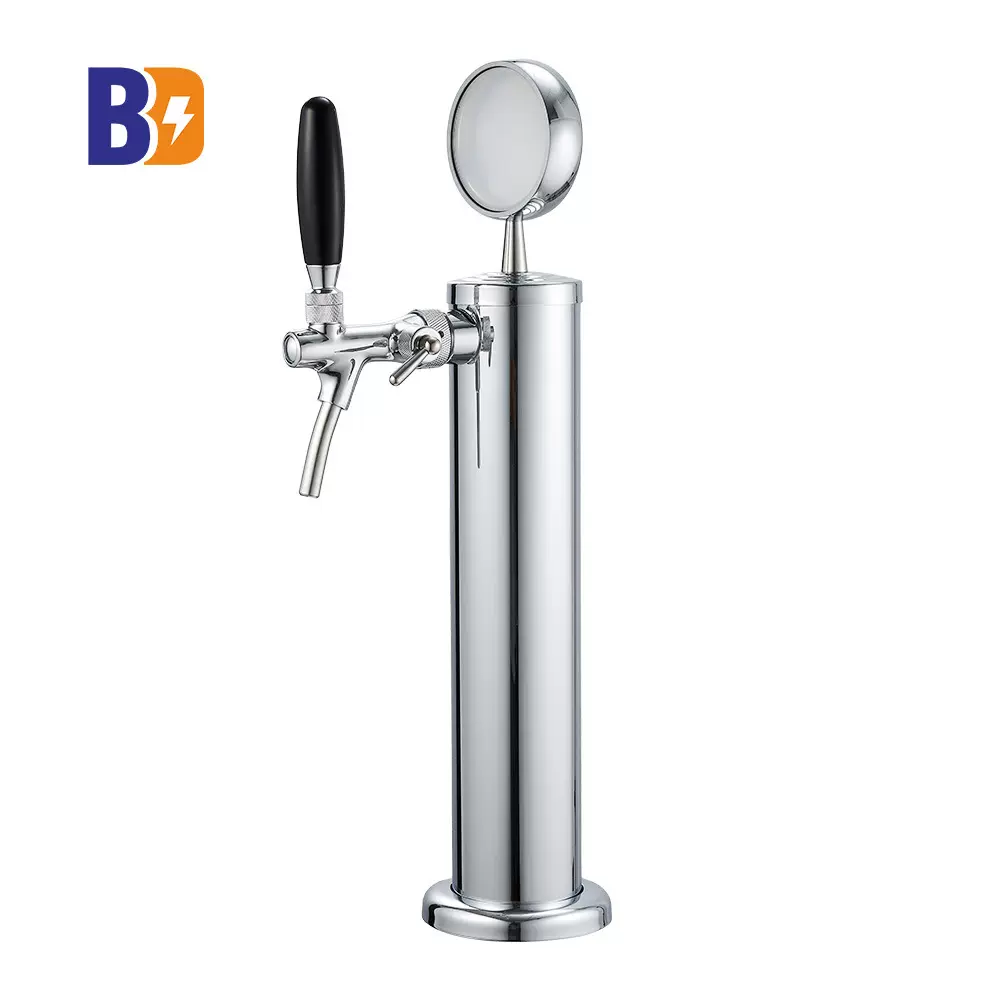 百朵惠不锈钢啤酒酒塔 餐厅酒吧扎啤机啤酒龙头分配器酒柱
