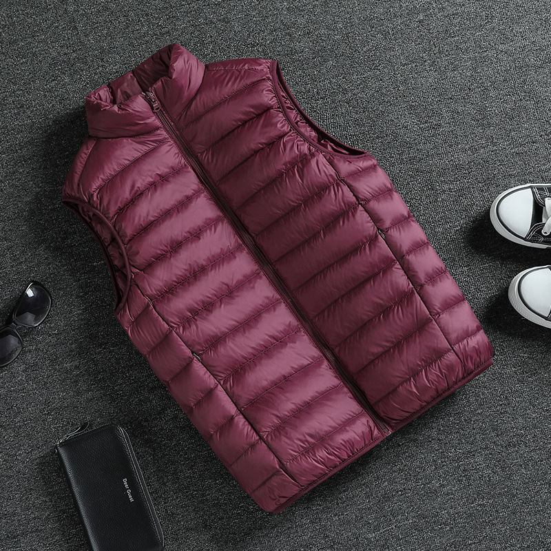 Sleeveless down Jacket Vest 2025 Spring Trend Men's Casual Easiest for Match Men's Jacket down Sports Jacket Men