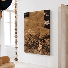 Mystical Mirage Wabi-Sabi Style Retro Artistic Living Room Decor Wall Art Modern Bedroom Bedside Hanging Painting Living Room Entrance Wall Art