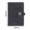 Stationery, notebook, metal laptop, book, business version