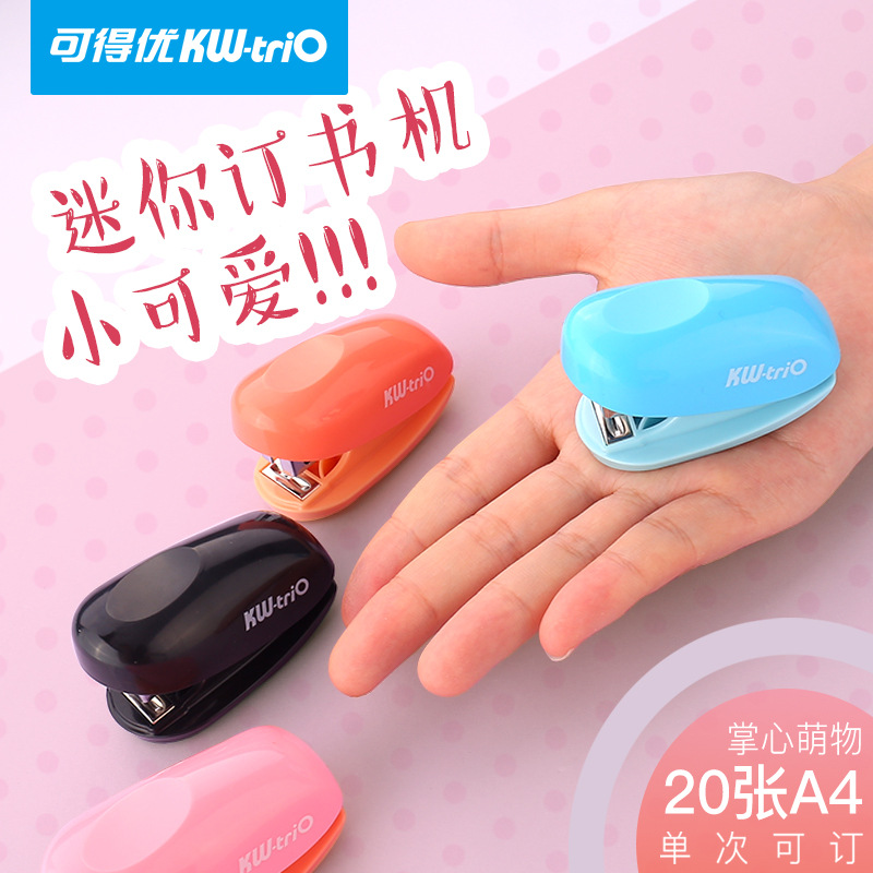 Kedeyu 55G1 mini grapadora portátil 24/7 grapadora de 20 páginas