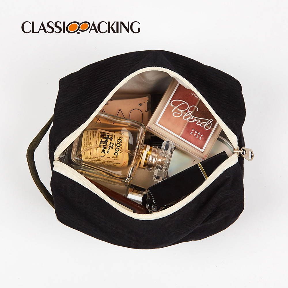 Moderno simple ins estilo bolsa de cosméticos estilo japonés y coreano Morandi color piel cuidado producto bolsa de almacenamiento portátil bolsa de lona