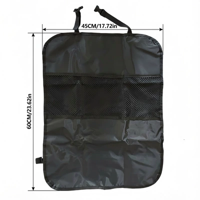 Chair back anti-kick pad Universal Model Front Seat Back - option-b-features-pockets