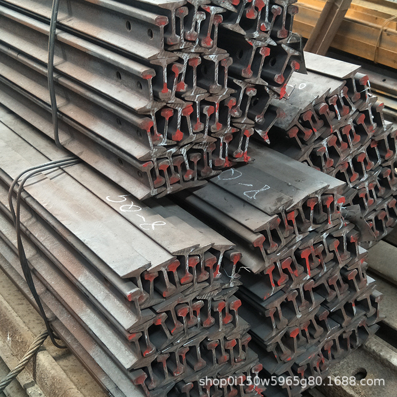 泓洛供应鞍钢轻轨 P18钢轨 轻型小轨道 18KG轨道钢
