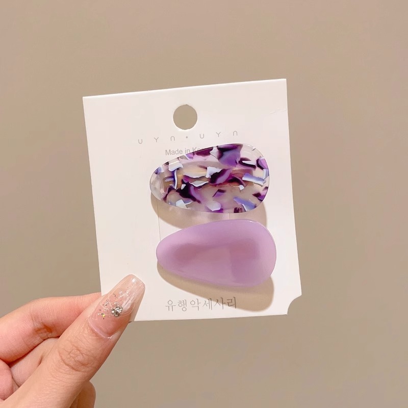 Dulce crema de viento pequeño pez clip de boca de pato de la frente de las niñas cejas laterales cabello rotos tarjetas de cabello de alta calidad no lastimar tocado de cabello
