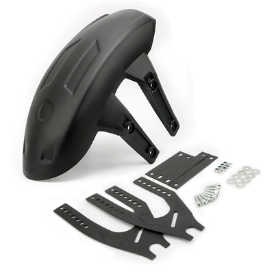 Motorcycle Horizon Modified Rear Mudguard Tire Mudtile Water Blocking Accessories Owl Wind Street Running Kawasaki Ninja (Motorcycle Fender) - black-motorcycle-a-fender-a-bracket