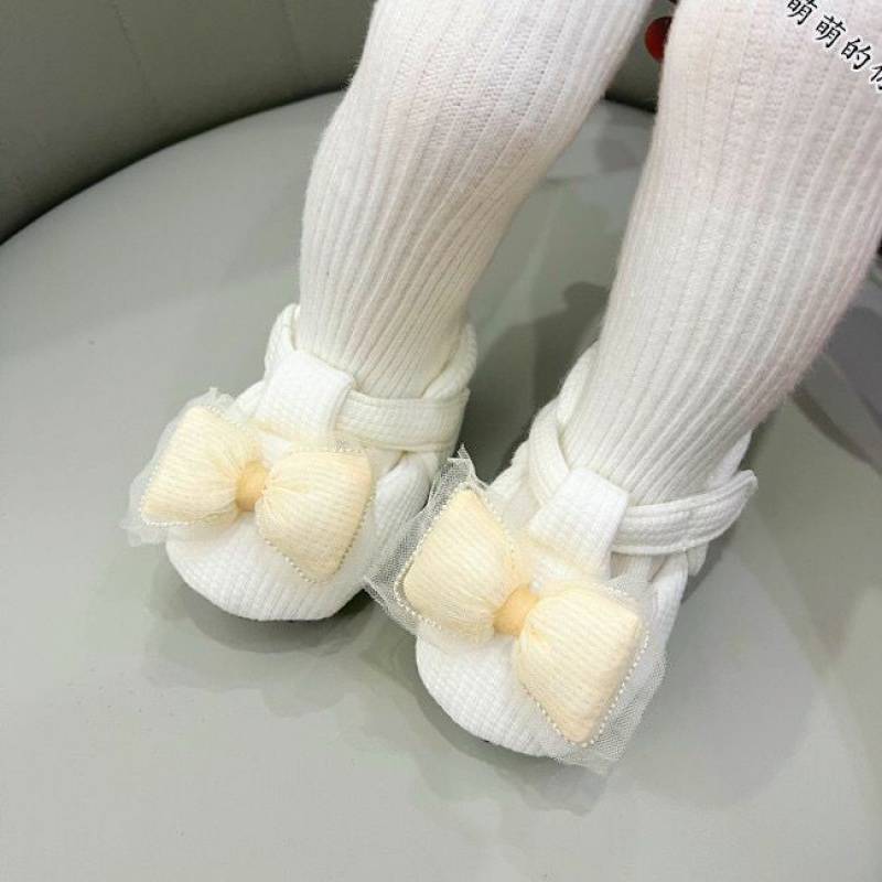 Baby shoes spring and autumn summer 0-1 years old baby girl step front shoes princess shoes non-slip soft bottom single shoes 6 no