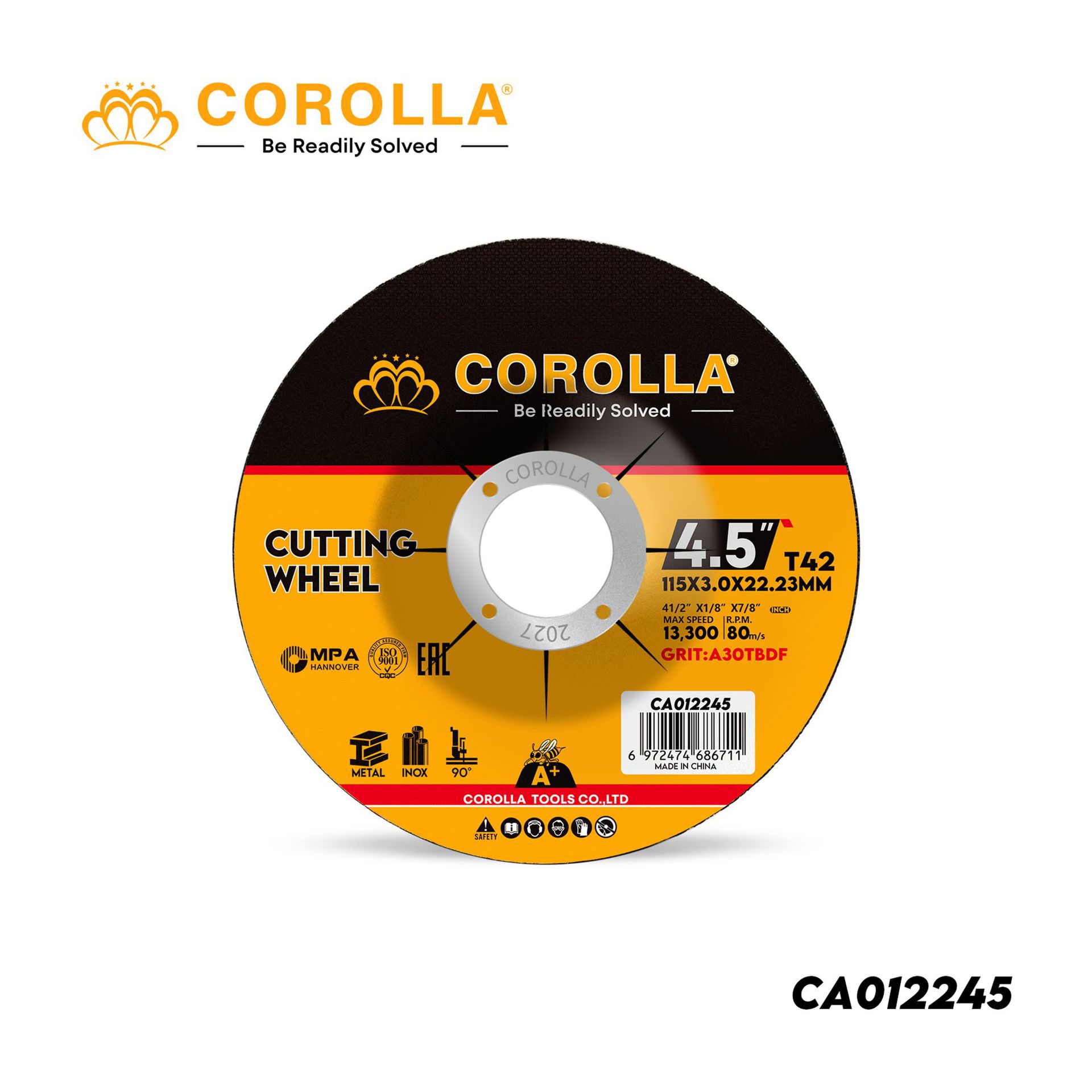 Disco de Corte y Pulido para Amoladora Angular Ultra Resistente para Metal