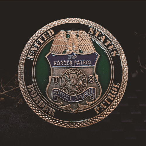 Cross-border U.S. Federal Law Enforcement Agency commemorative coins, antique red copper medals, foreign trade fair gifts production