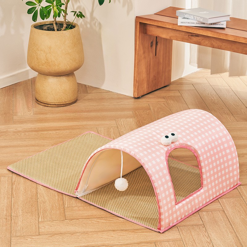 Nuevo gato túnel invierno gato estera desmontable y lavable gato casa felpa gato estera transfronteriza entrega al por mayor